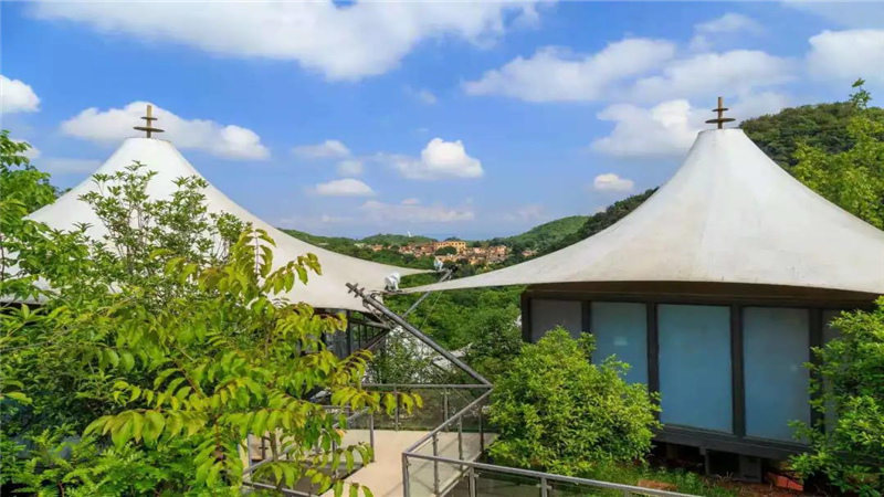 紅河旅游之可邑帳篷度假酒店,睡進可邑的森林里，與星空共眠！
