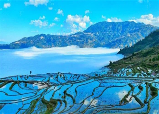 一條來自聯(lián)合國的推送，主角：紅河哈尼梯田！